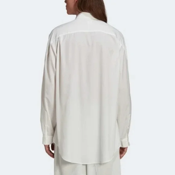 adidas x Y-3 Silky Taffeta Button Down Shirt - Picture 2 of 14